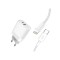 Incarcator retea USB/USB-C, Quick Charge QC3.0 20W cu cablu compatibil Lighting (Iphone ) Cod:XO-L64-NB113 Automotive TrustedCars