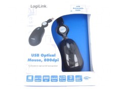 Mouse optic negru USB 0,7m 3 butoane