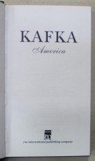 AMERICA de FRANZ KAFKA , 2000