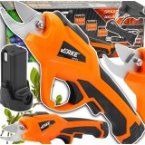 Foarfeca electrica Verke 3.6V, 1.5Ah, 12mm, acumulator Li-Ion, pentru arbusti, flori, pomi, gradina