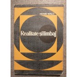 Henri Wald - Realitate şi limbaj (cu dedicaţie pt. Ov. S. Crohmălniceanu)