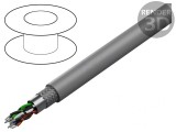 Cablu Electric PVC Gri 5x2x26AWG 30,5m 300V