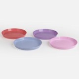 Set Farfurii de Plastic Multicolor &Oslash;18,2cm - 4 buc, CMCLASS