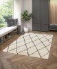 Covor Belgian, Gent 51496, Crem/Negru, Diverse Dimensiuni - 200x290 cm