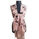 Sal Lessie din bumbac si viscoza roz