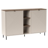 Cumpara ieftin Comoda DTD laminat mdf infoliat casmir stejar Eyco 153,4x40x95,4 cm