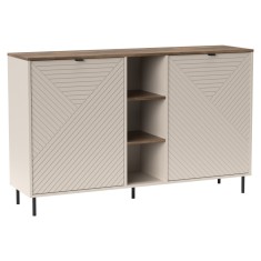 Comoda DTD laminat mdf infoliat casmir stejar Eyco 153,4x40x95,4 cm