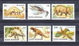 A11 TX1 3 - 1993 - Animale preistorice, Fauna, Nestampilat