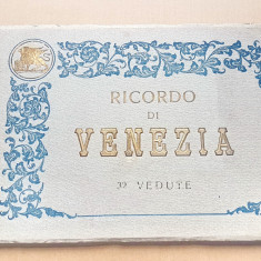 E371-I-Album mare foto vechi AMINTIRI din VENETIA-RICORDO ANII 1900 RARITATE.