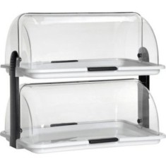 Platou dublu din ABS cu capac RollTop