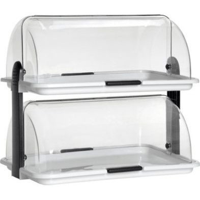 Platou dublu din ABS cu capac RollTop foto