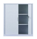 Dulap metalic Premium cu usi tambur/pliante 2 rafturi 1000x420x1200 mm (LxlxH), 50 kg/polita, Neasamblat, PLUS