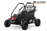 Cumpara ieftin Buggy electric pentru 2 copii, Nitro Gokart 2000W 60V 20Ah, premium, culoare Rosie