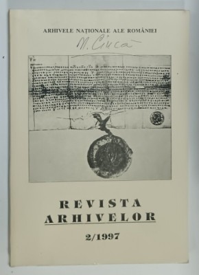 REVISTA ARHIVELOR , NR. 2 , 1997 foto