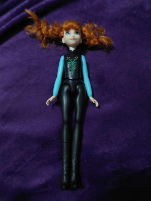 Papusa vintage de colectie,2018 Hasbro Disney Anna from Frozen Doll,Papusa super foto