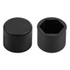 Ornamente prezoane silicon 20buc - Hex 21mm - Negru Garage AutoRide