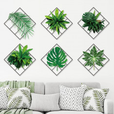 Set Stickere Decorative 3D, Plante Ornamentale foto