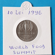Moneda 10 Lei 1996 World food summit - Roma