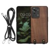 Husa Kwmobile pentru OnePlus Nord 2T, Maro, Lemn, KWM000022PB001C, Silicon, Carcasa