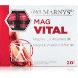 Marnys Mag Vital fiole pentru suplimentarea eficientă a aportului de magneziu 20 buc