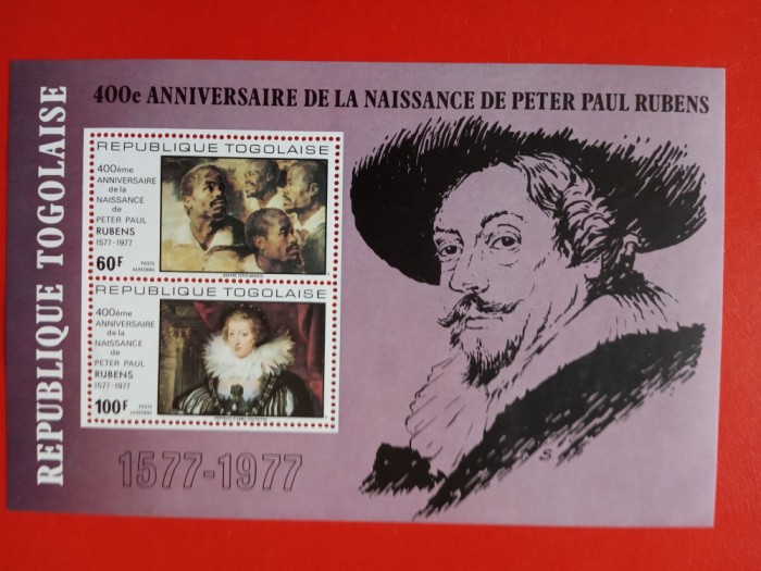 TOGO, RUBENS - BLOC MNH