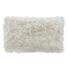 Perna alba, imitatie blanita artificiala, 50 x 30 cm