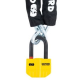 Lanț anti-furt cu lacăt Boss OXFORD colour yellow 1200mm mandrel 14mm chain link 12mm
