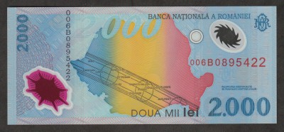 Romania, 2000 LEI 1999, UNC, eclipsa_006B0895422 foto