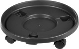 Suport ghiveci cu roti Strend Pro, mobil, 33,5x33,5x8,5 cm, 10 kg