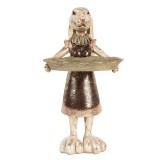 Cumpara ieftin Figurina Iepuras Paste polirasina multicolora 15x15x29 cm