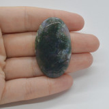 Cabochon agat moss 42x26x6mm c75