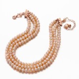 Cumpara ieftin Colier Charm din perle de cultură roz