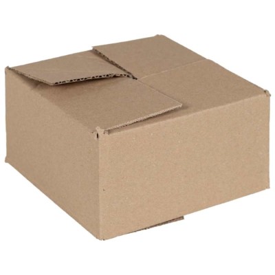 vidaXL Cutie Pliabilă cu depozitare 50 pcs Maro 15 x 15 x 8 cm Carton foto