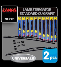 Lame stergator cu grafit Standard - 33 cm (13&amp;amp;quot;) - 2 buc - LSG767 foto