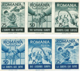 Spania/Romania, Exil romanesc, Europa care sufera, em. a XV-a, ned., 1959, MNH