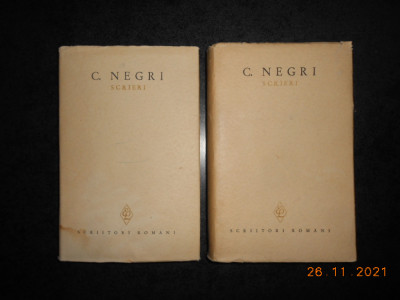 COSTACHE NEGRI - SCRIERI 2 volume (1966, editie cartonata) foto