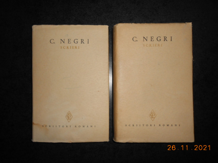 COSTACHE NEGRI - SCRIERI 2 volume (1966, editie cartonata)