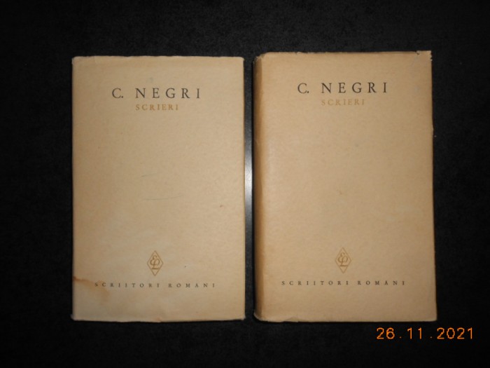 COSTACHE NEGRI - SCRIERI 2 volume (1966, editie cartonata)