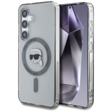 Husa pentru Samsung Galaxy S25 - Karl Lagerfeld IML MagSafe (KLHMS25SHLSKIK) - Karl`s Head