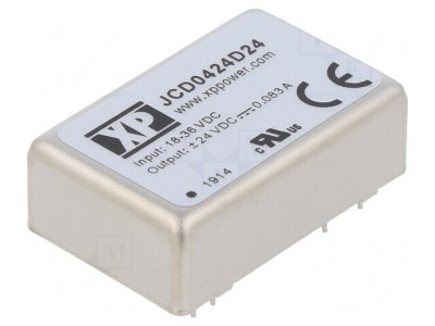 Convertor DC/DC 4W 18-36V la 24V/-24V THT foto