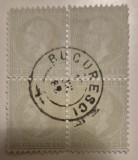 Romania 1885, Carol, I 3 bani, olive