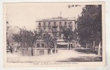 Bnk cp Algeria - Tiaret - Piata Republicii si Hotelul Orient - uzata, Circulata, Printata