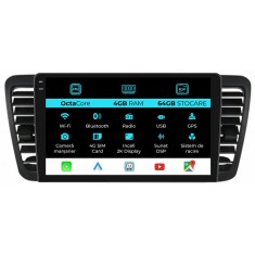 Navigatie Dedicata Subaru Legacy Outback (2004-2009), 2K, 4Gb Ram, 64Gb Stocare, Carplay