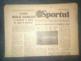 ZIARUL SPORTUL 17 SEPTEMBRIE 1982 CUPE EUROPENE