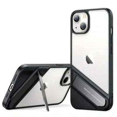Husa Cover Ugreen Fusion Standing Case pentru iPhone 13 Rama Neagra foto