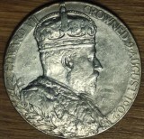 AG10 Anglia / Marea Britanie - moneda argint sterling 925 - 1 florin 1910 - Edward VII - aprox 11gr. mai greu de gasit !