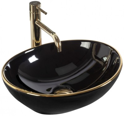 Lavoar pe blat Rea Sofia Black Gold Edge foto