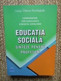 Educatia sociala. Sinteze pentru profesori - Ion Albulescu, Horatiu Catalano