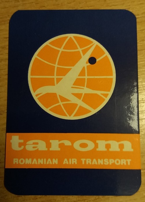 C9 3 - 1976 - Calendar de buzunar - aviatie - reclama TAROM
