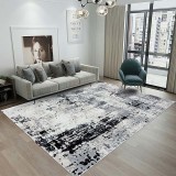 Covor Modern Rose 540 Negru Moftx